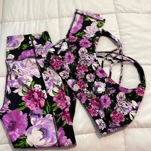 Victoria’s Secret leggings and bra top